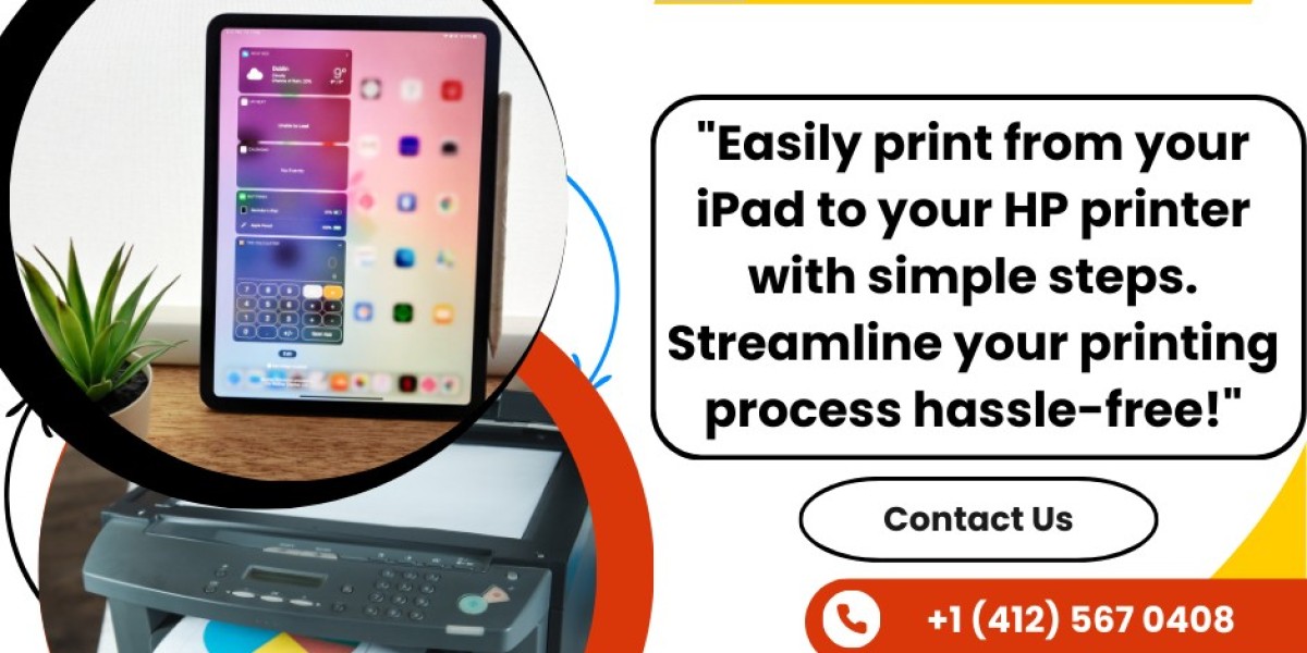 How To Print from iPad to HP Printer |+1 (412) 567 0408