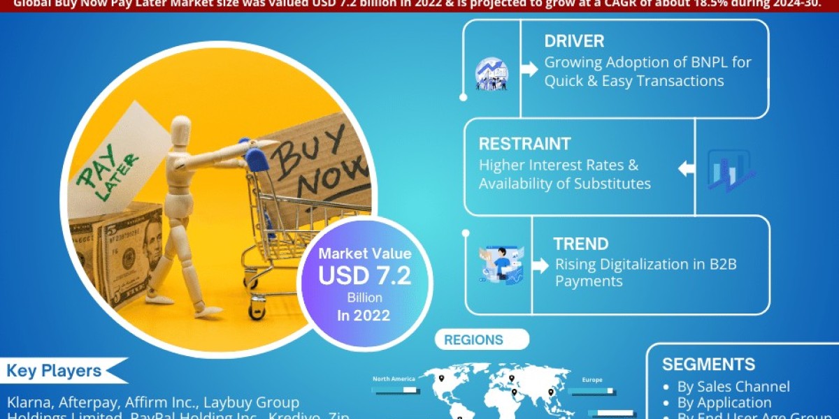 Buy Now Pay Later Market Share, Growth, Trends Analysis, Business Opportunities and Forecast 2030: Markntel Advisors