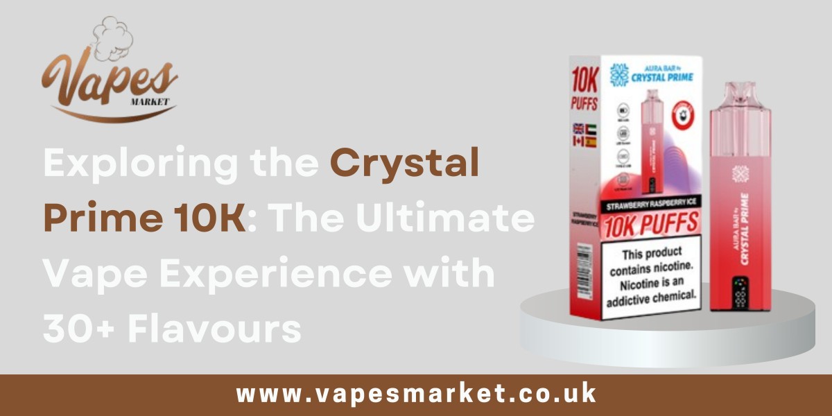 Exploring the Crystal Prime 10K: The Ultimate Vape Experience with 30+ Flavours