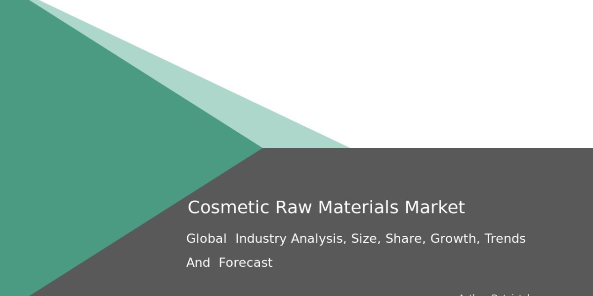 Cosmetic Raw Materials Industry Outlook: Trends & Projections 2032