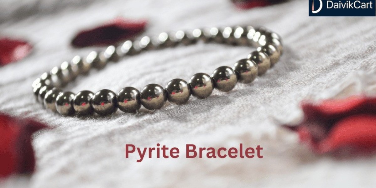 Pyrite Bracelet For Confidence, Luck, and Success