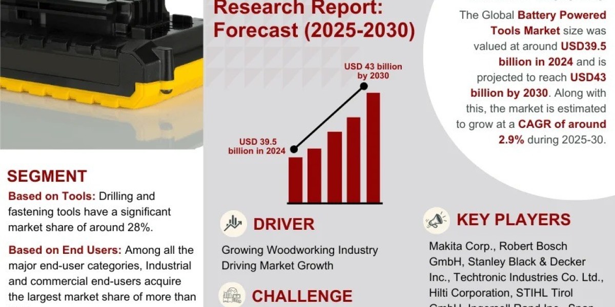 Battery Powered Tools Market Comprehensive Analysis and Forecast 2025 to 2030
