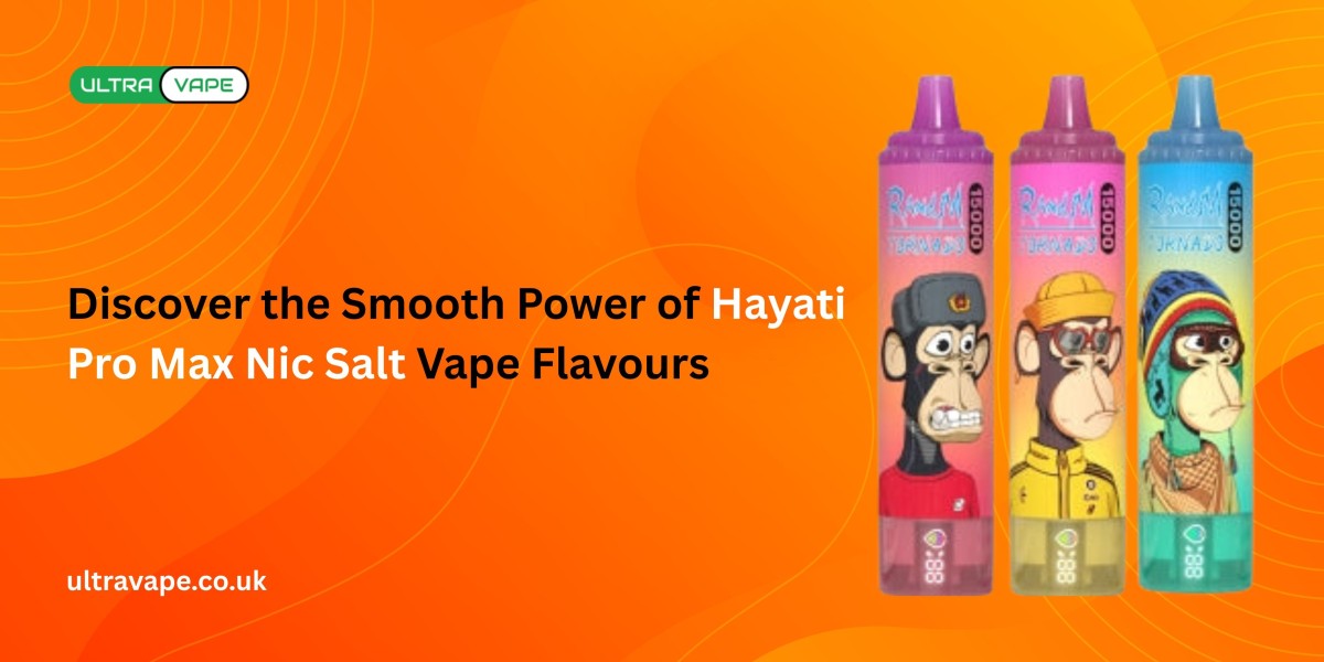 Discover the Smooth Power of Hayati Pro Max Nic Salt Vape Flavours