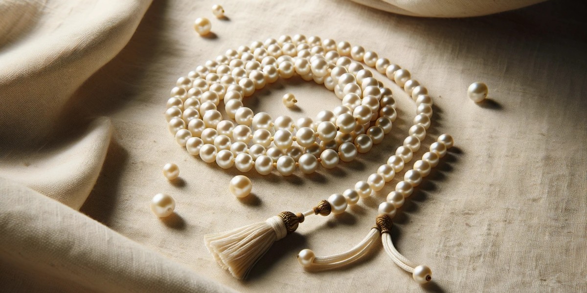 Plain Pearl Necklace Set with Mala Design – Ethnic Jewelry for Women