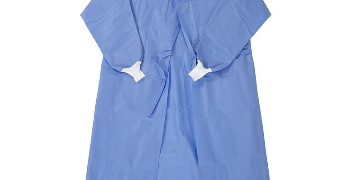 Disposable Isolation Gowns with Multiple Closure System Options