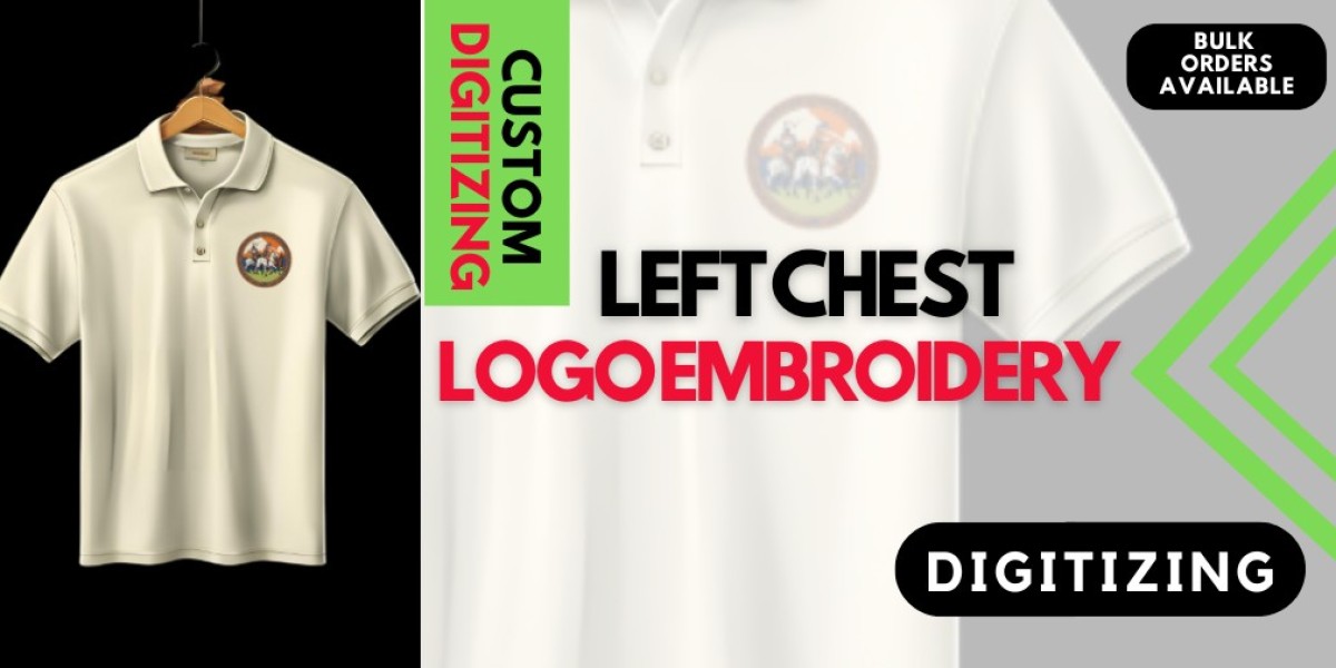 Why Left Chest Logo Embroidery Digitizing is Important for Brand Identity