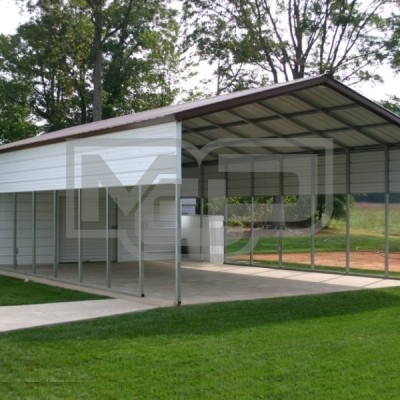 Carport | Vertical Roof | 20W x 51L x 8H Profile Picture