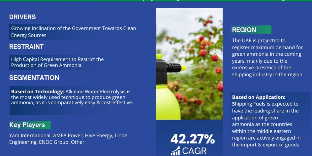 Middle East & Africa Green Ammonia Market Expected to Grow at 42.27% CAGR | Key Trends & Forecast to 2030