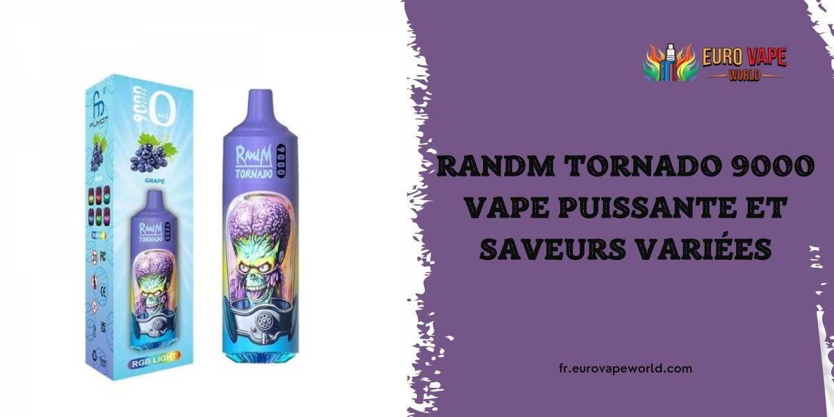 RandM Tornado 9000 : Vape Puissante et Saveurs Variées