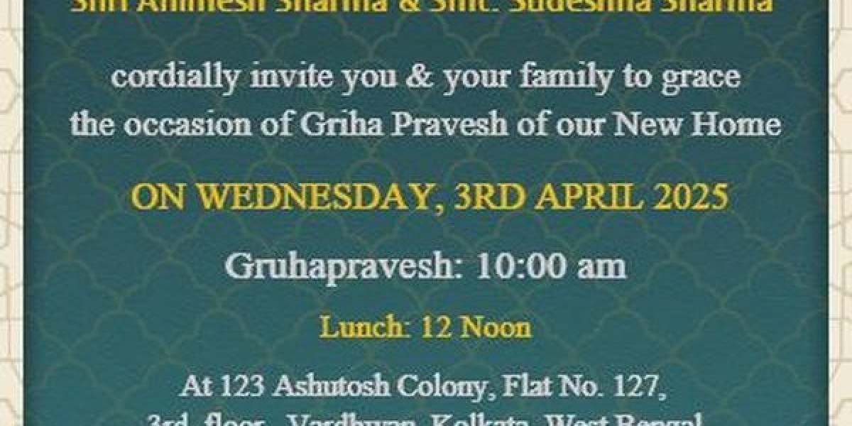 Griha Pravesh Invitation Card Online Editing Free – Crafting Elegance at Your Fingertips